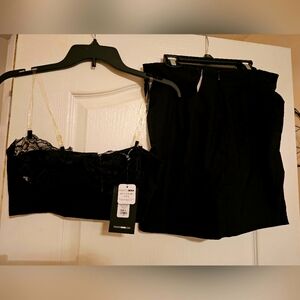 2pc set Bralette with Skirt with Tags